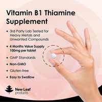 New Leaf Vitamin B1 Thiamine